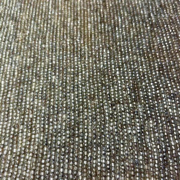 Vintage Heavy Beaded Table Runner Dining Decor 30”x 14 1/2” Bronze Gold Beading - Picture 10 of 16